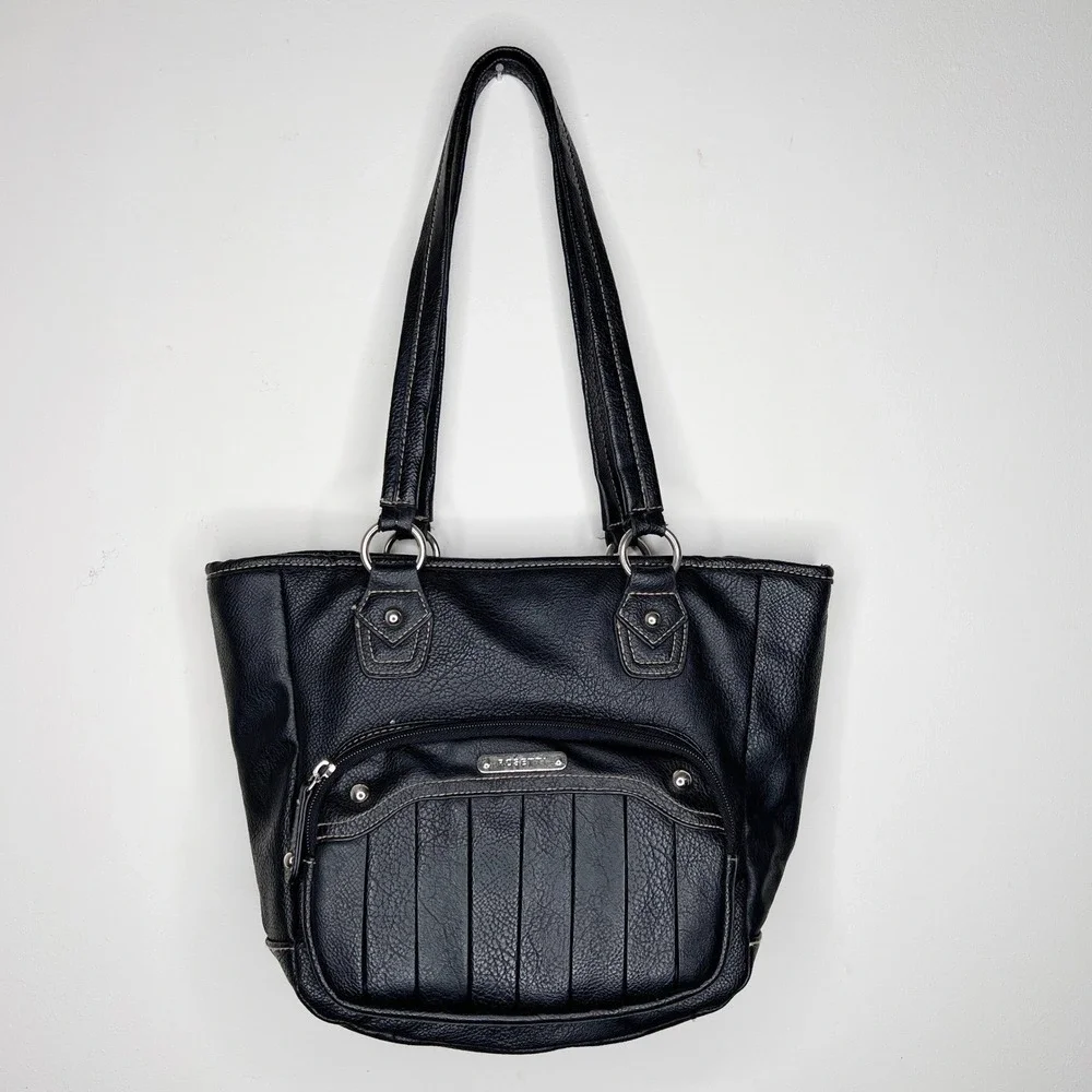 N/A black faux